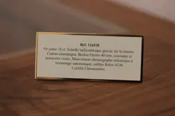 ROLEX - DAYTONA 116528 DISPLAY PLAQUES