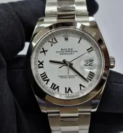 ROLEX DATEJUST 41MM WHITE DIAL 126300 2023