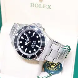 ROLEX 41MM CERAMIC BEZEL NO DATE SUBMARINER 124060 (FULL SET-2023)