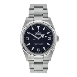ROLEX EXPLORER STAINLESS STEEL BLACK DIAL 36MM AUTOMATIC MENS WATCH 114270
