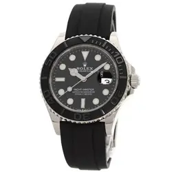 ROLEX YACHT MASTER 42 WATCHES 226659 K18 WHITE GOLD/RUBBER MENS