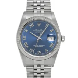 ROLEX DATEJUST 16234 BLUE WATCH 667144
