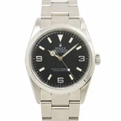 ROLEX EXPLORER 1 114270 SERIAL D AUTOMATIC BLACK DIAL MENS WATCH 90277853