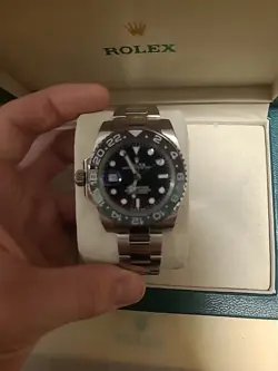ROLEX GMT MASTER II GREEN DIAL BRAND NEW NO PAPERS