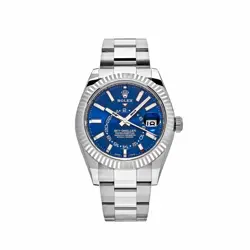 ROLEX SKY-DWELLER 42MM STAINLESS STEEL BLUE DIAL 326934
