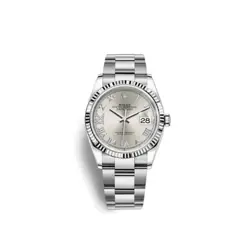 ROLEX DATEJUST 36 126234 STAINLESS STEEL SILVER DIAL OYSTER