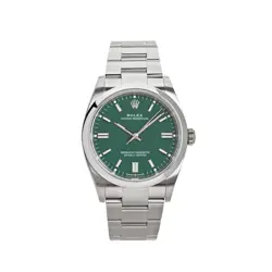 ROLEX OYSTER PERPETUAL 36 126000 STAINLESS STEEL GREEN DIAL