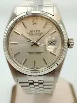 18K/SS SILVER DIAL