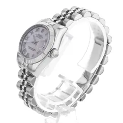 ROLEX DATEJUST 179174NR PINK SHELL ROME 5 ROW JUBILEE  Z 763688