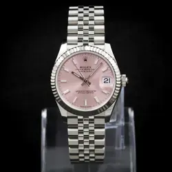 ROLEX DATEJUST 278274 – 31MM PINK DIAL | 2022 | FULL SET | WHITE GOLD BEZEL