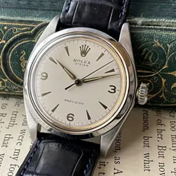 ROLEX 6426 OYSTER 34MM VINTAGE HAND-WOUND MEN'S WATCH USED