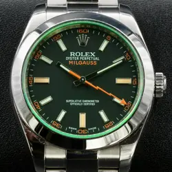 ROLEX MILGAUSS GREEN 2020 40MM AUTOMATIC COMPLETE SET DISCONTINUED - 116400GV