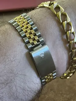 Rolex Datejust 16013 36 mm Champagne With Factory Diamonds From 1988