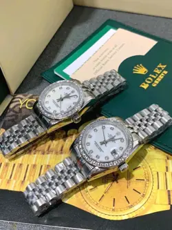 ROLEX DATEJUST SILVER MEN'S WATCH