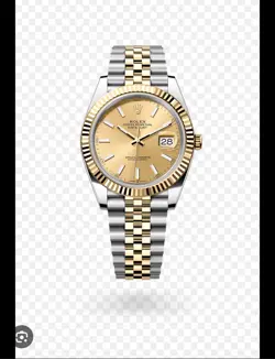 ROLEX 16233 OYSTER PERPETUAL DATEJUST 36 CHAMPAGNE18K GOLD MEN WATCH (FPP008924)