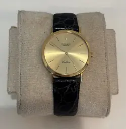 ROLEX GENEVE CELLINI 4112 18K YELLOW GOLD W015501 FREE SHIPPING