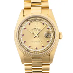 ROLEX DAY-DATE 18238LR L MYRIAD DIAMOND #RI054