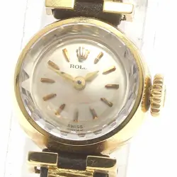 ROLEX ORCHID 2251 K18YG CAL.1401 SILVER DIAL HAND WINDING LADIES WATCH_882945