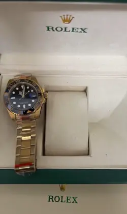 ROLEX MEN'S GOLD WATCH