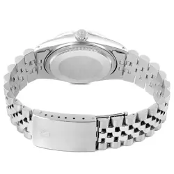 Rolex Datejust 16030 36mm Stainless Steel – Engine Turned Bezel – Silver Dial –