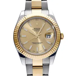ROLEX DATEJUSTII 116333 CHAMPAGNE WATCH 673771