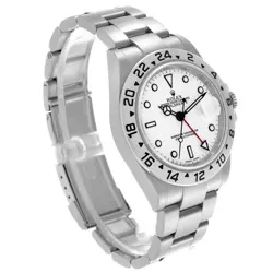 Rolex Explorer II Polar Parachrom Hairspring Steel Mens Watch 16570
