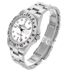 Rolex Explorer II Polar Parachrom Hairspring Steel Mens Watch 16570