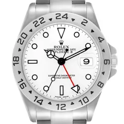 Rolex Explorer II Polar Parachrom Hairspring Steel Mens Watch 16570