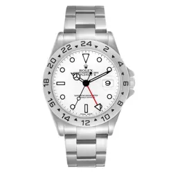 Rolex Explorer II Polar Parachrom Hairspring Steel Mens Watch 16570