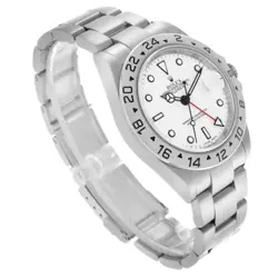 Rolex Explorer II Polar Parachrom Hairspring Steel Mens Watch 16570