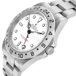 Rolex Explorer II Polar Parachrom Hairspring Steel Mens Watch 16570