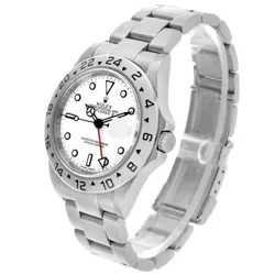 Rolex Explorer II Polar Parachrom Hairspring Steel Mens Watch 16570