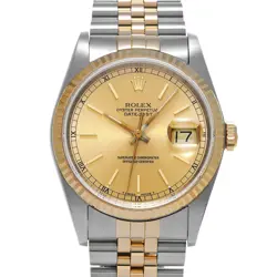 ROLEX DATEJUST 16233 CHAMPAGNE WATCH 666103