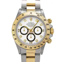 ROLEX COSMOGRAPH DAYTONA 16523G WHITE/DIAMOND WATCH 668286