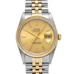 ROLEX DATEJUST 16233 CHAMPAGNE WATCH 665184
