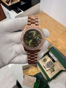 ROLEX DAYTONA GREEN DIAL YELLOW GOLD