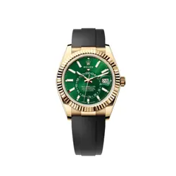 ROLEX SKY-DWELLER 336238 YELLOW GOLD BRIGHT GREEN DIAL (2025)