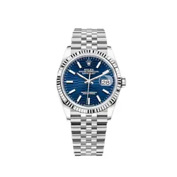 ROLEX DATEJUST 36 126234 STAINLESS STEEL BLUE MOTIF DIAL JUBILEE (2023)