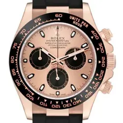 ROLEX DAYTONA COSMOGRAPH ROSE GOLD EVEROSE MENS WATCH 116515 BOX CARD