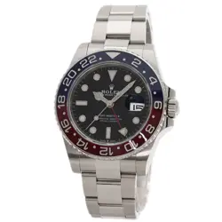 ROLEX GMT MASTER 2 RED AND BLUE BEZEL WATCHES 126710BLRO STAINLESS STEEL/STA...
