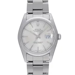 ROLEX DATEJUST 16200 SILVER WATCH 672653