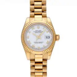 ROLEX DATEJUST 179178 WHITE WATCH 674132