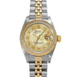 ROLEX DATEJUST 79173NRD YELLOW SHELL WATCH 672676