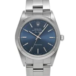 ROLEX AIR-KING 14000 BLUE WATCH 672982