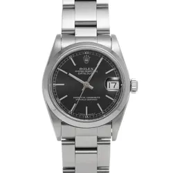 ROLEX DATEJUST 31 68240 BLACK WATCH 674212