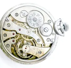 ROLEX Standard Mechanical Hand Wind Pocket Watch Lever Movement Platinette Case