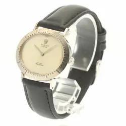 ROLEX 4083 CELLINI K18WG CAL 1601 MANUAL WINDING _883927