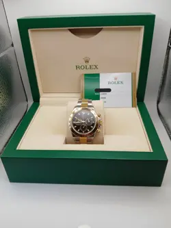 ROLEX COSMOGRAPH DAYTONA 116503  SILVER AND GOLD OYSTER BRACELET WITH GOLD BEZEL