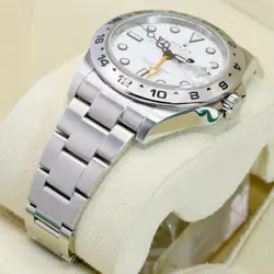 WHITE DIAL ORANGE