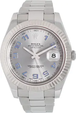 ROLEX DATEJUST 41 116334 STAINLESS STEEL 41MM AUTO WATCH